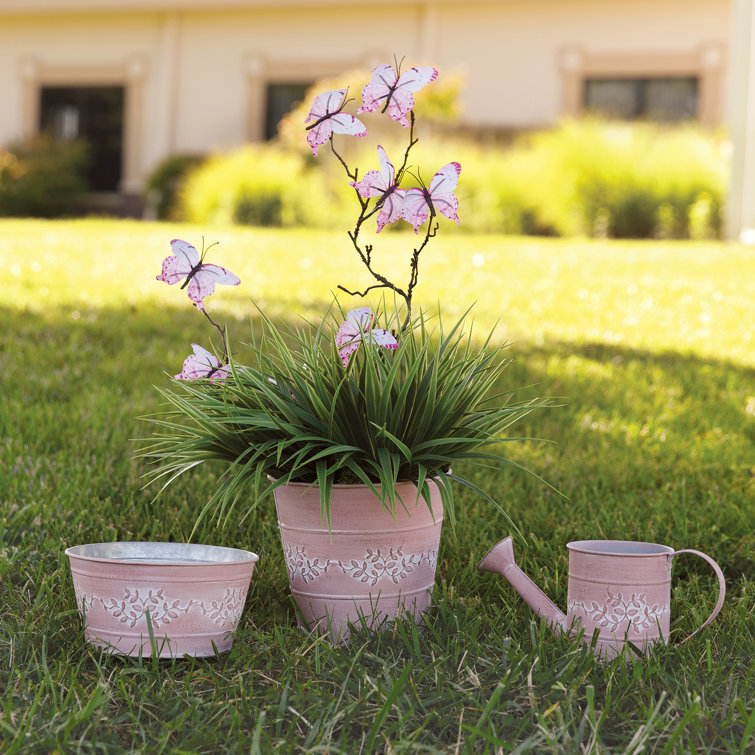 Rosalind Wheeler Gracie Oaks Metal Bucket Wayfair